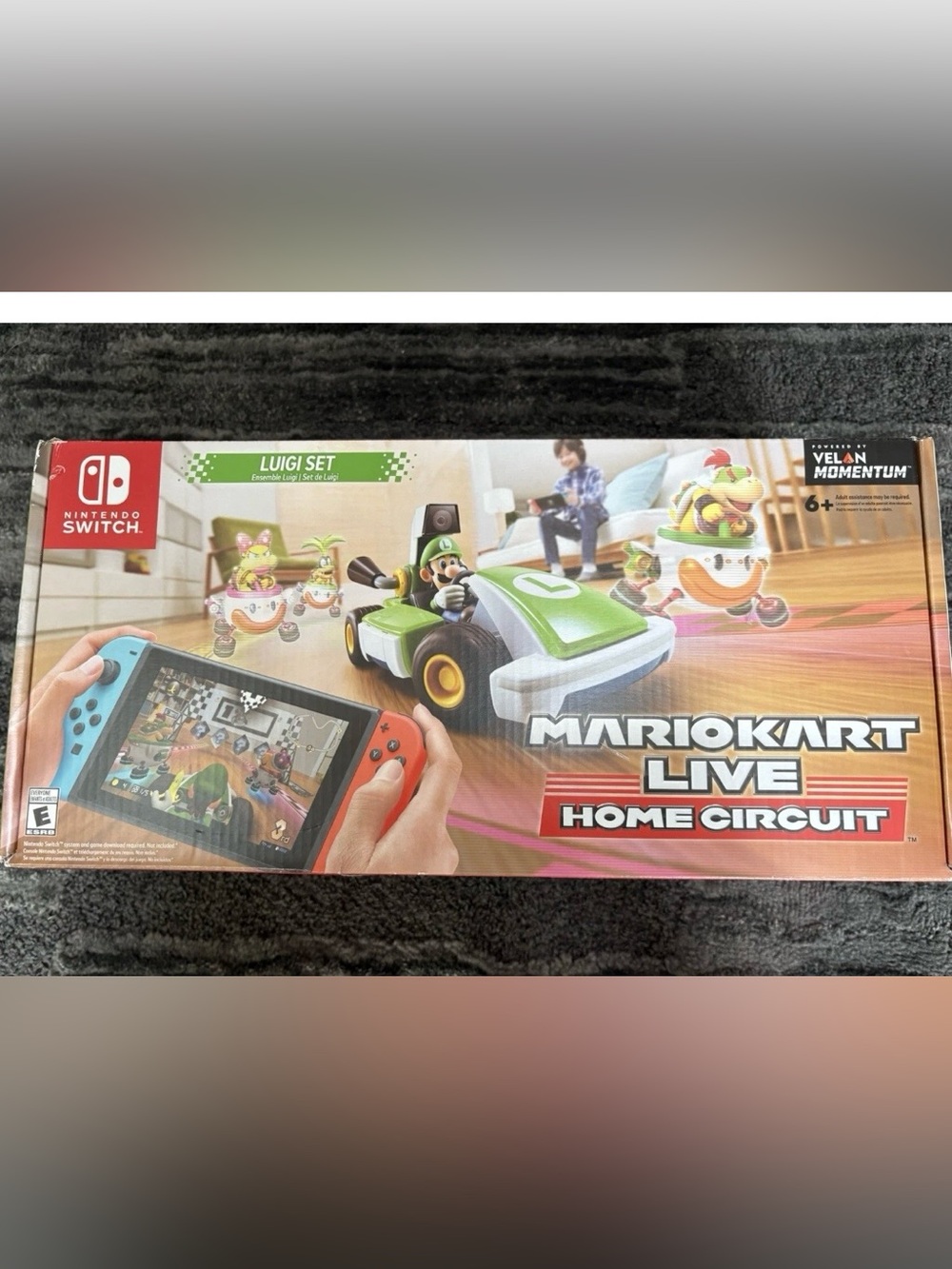 Mario Kart Live: Home Circuit Luigi Set - Green and White Kart